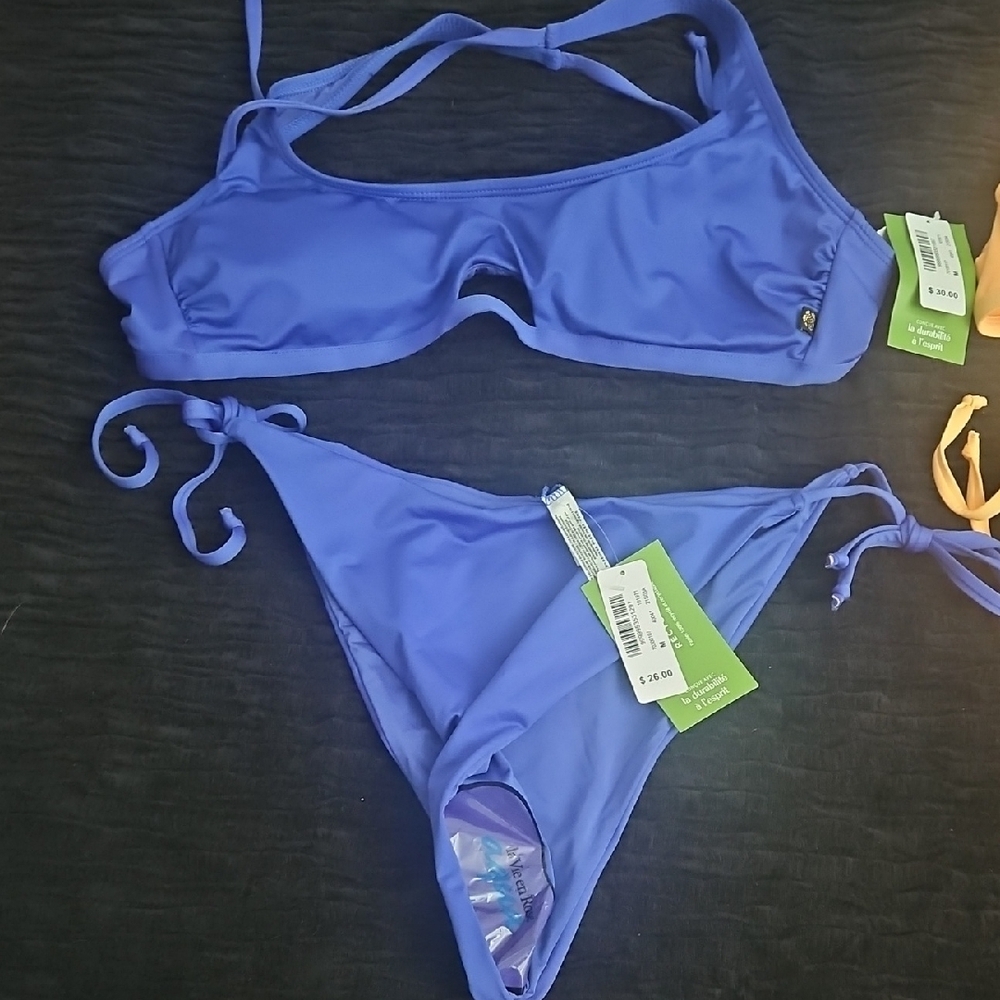 La Vie En Rose Light Orange Bikini Set